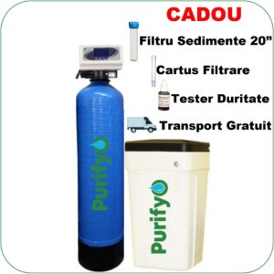 Dedurizator 35 litri rasina  Dublu Corp Purifyo
