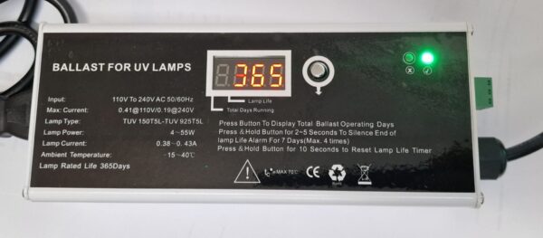 Sterilizator UV 55 W Purifyo cu Afisaj Numar Zile - imagine 2