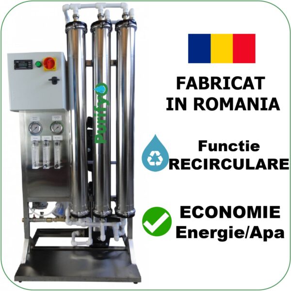 Osmoza Inversa 1000 L/H- Demineralizare Industriala Purifyo